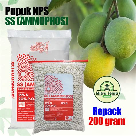 Jual Pupuk Nps Ammophos Gram Kemasan Repack Pupuk Makro Majemuk