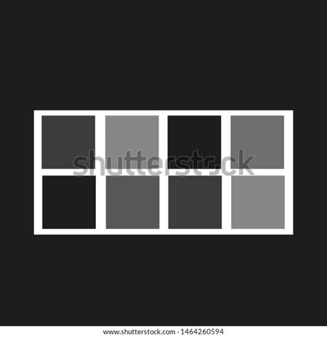 Color Palette Dark Colors Gray Palette Stock Vector (Royalty Free ...