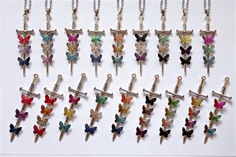 Pride Sword Armory LGBTQ Necklaces Dnd Aroace Bisexual Lesbian Asexual And More Jewelry Rainbow