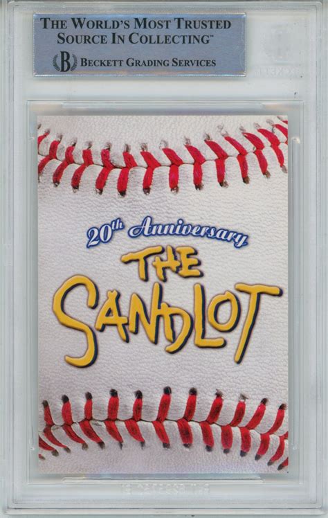 Marty York Autographed/Signed The Sandlot 20 Anniv. Insert Beckett ...