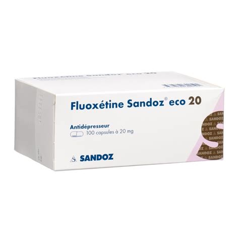 FLUOXETINE Sandoz Eco Kaps 20 Mg Blist 100 Stk Online Bestellen