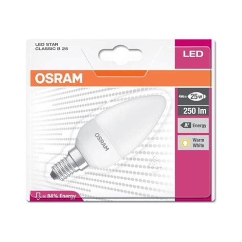 Osram 4 Watt E 14 İnce Duy 2700 Kelvin Sarı Mum Buji Led Fiyatı