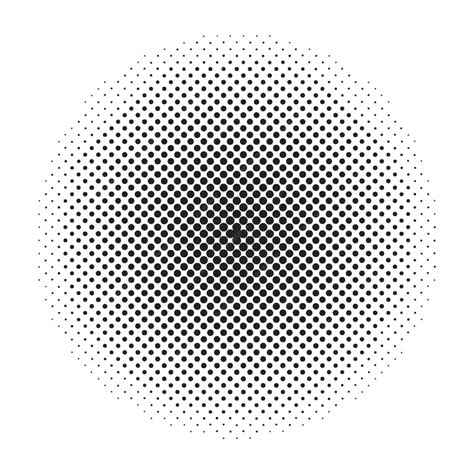 Premium Vector Halftone Element Circular Halftone Pattern Specks