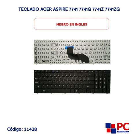 Teclado Acer Aspire G Z Zg Negro En Ingles Pc