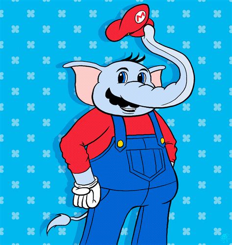 Elephant Mario By Me R Deviantart