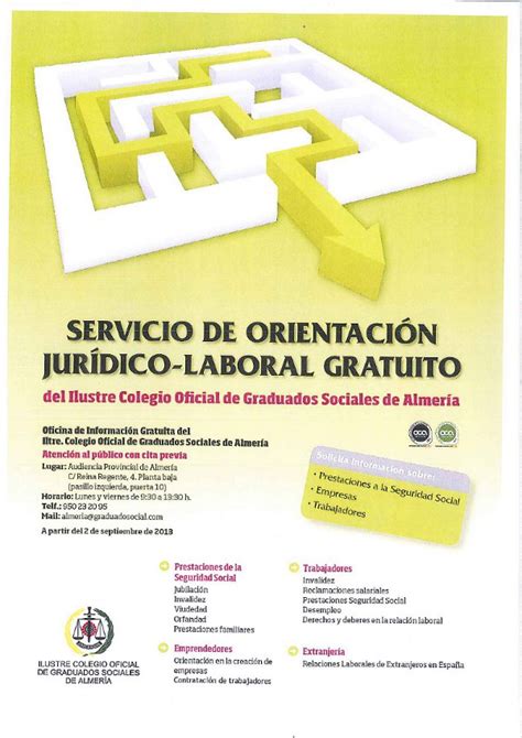 Ayuntamiento De Benahadux SERVICIO DE ORIENTACION JURIDICO LABORAL