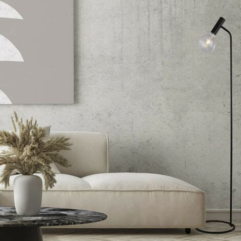 Searchlight Dulwich Floor Lamp Black