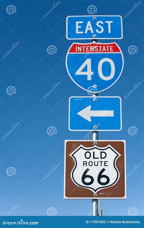 Interstate I 40 Sign Stock Photo Image Of Highway Trip 17907682