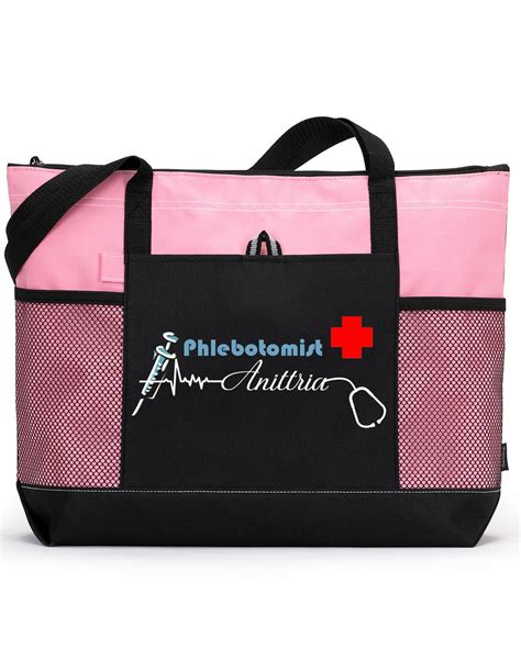 Personalized Phlebotomist Tote Bag Available In 7 Colors Etsy