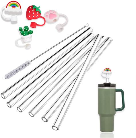 Auspolo Straw Replacement 40oz And 4 Pack Straws Cover For