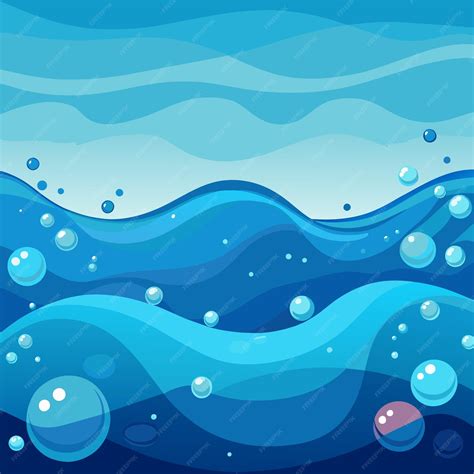 водный фон | Премиум векторы