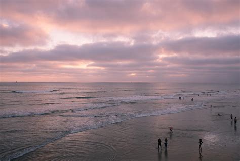 California Oceanside Beach Sunset Photograph by JG Thompson