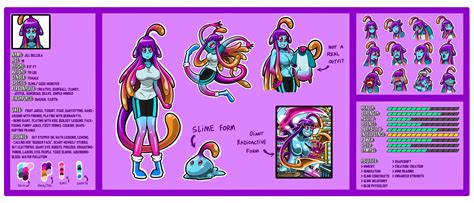 Oc Character Sheet Jill The Slime Ooze Girl By Januslad On Deviantart