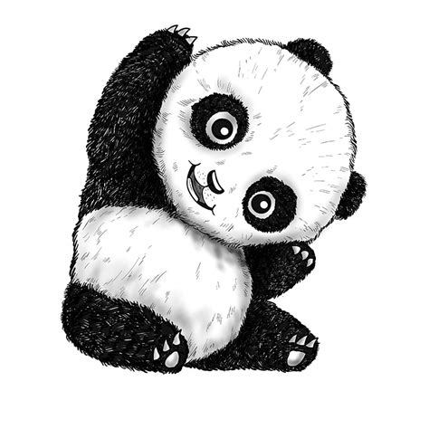 How To Draw A Realistic Baby Panda