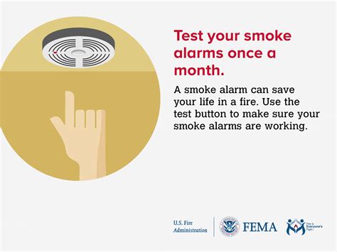 Test Your Smoke Alarms Once A Month Northbridge Fire Department