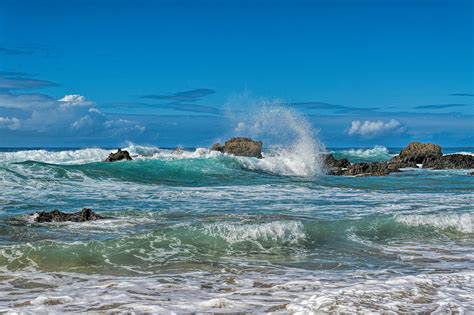 Meer Wellen Felsen Kostenloses Foto Auf Pixabay