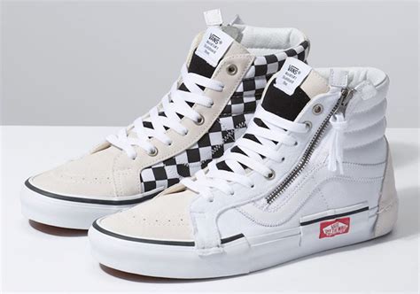 Vans Sk Hi Reissue Deconstructed White Black Sneaker Bar Detroit