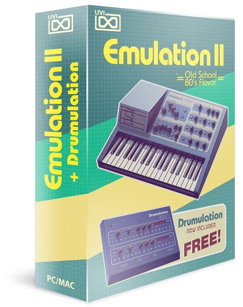 Vintage Synthesizer And Drum Machine UVI Emulation II