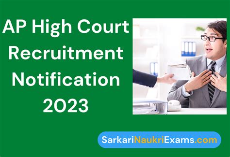 AP High Court Master Personal Secretary 2023 39 Posts Apply Offline Form