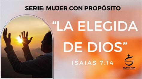 Culto De Mujeres Serie Mujer Con Prop Sito T Tulo La Elegida De Dios