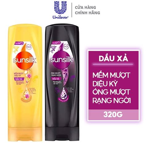 320g Dầu Xả Sunsilk Mềm Mượt Diệu Kỳ And Óng Mượt Rạng Ngời ThẾ GiỚi