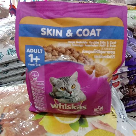 Jual Whiskas Adult Cat Skin Coat Makanan Kucing Kering Gr Shopee