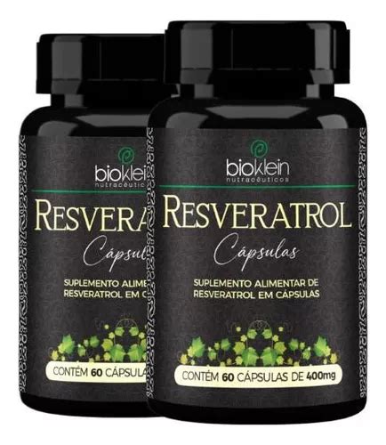 Kit 2x Resveratrol 60 Cápsulas Parcelamento Sem Juros