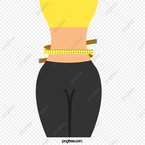 A Woman S Waist With A Measuring Tape On Her Arm And The Bottom Half Of