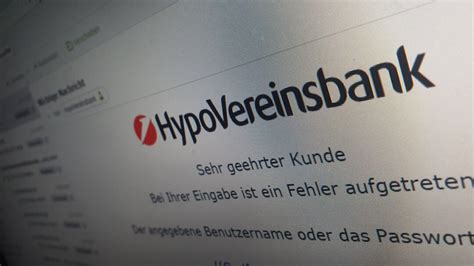 Kunden Der Hypovereinsbank M Ssen Aufpassen Kontosperrung