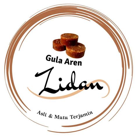 Logo Gula Aren Zidan Gula Aren Desain Logo Seni