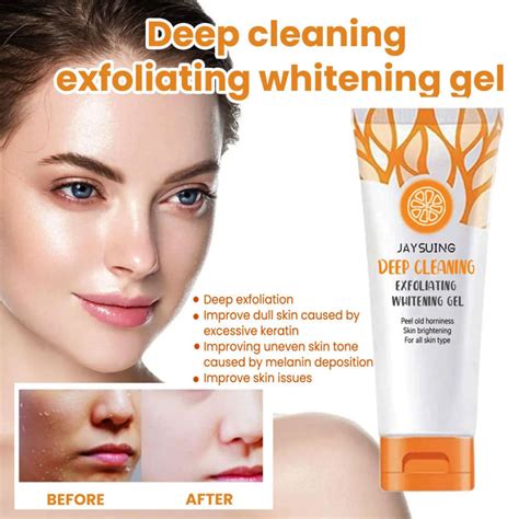 Deep Cleaning Jaysuing 50g Exfoloating Whitening Gel Acne Dark Skin