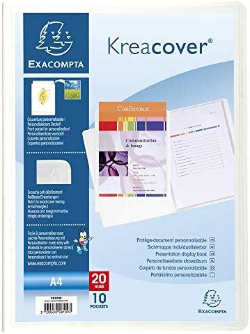 Exacompta Ref E Kreacover Collection Opaque Rigid Pp Display