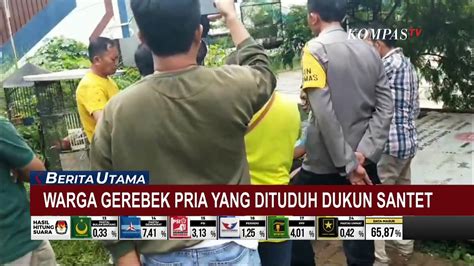 Resahkan Warga Pria Yang Diduga Dukun Santet Di Ciputat Tangsel