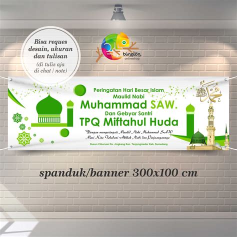 Detail Desain Spanduk Maulid Nabi Koleksi Nomer 34