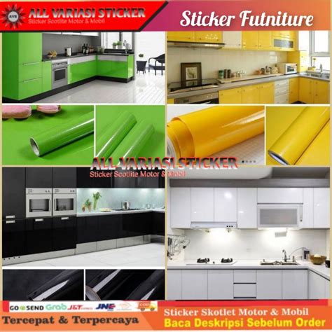 Jual Stiker Wallpaper Dinding Polos Untuk Furniture Lemari Meja Dapur