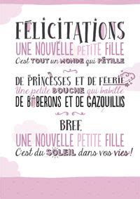 Citation F Licitation Naissance Fille Gratuit Citationmeme