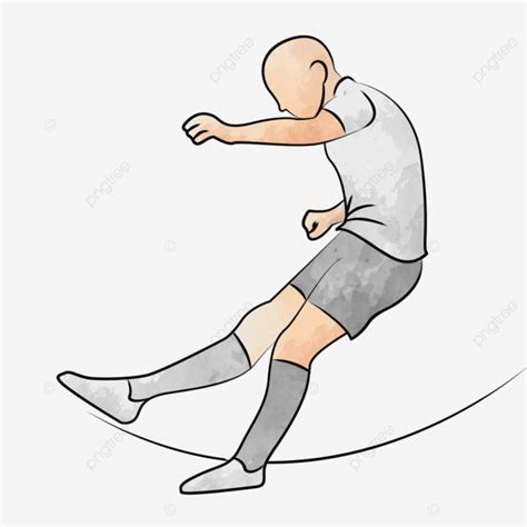 Free Kick Football Cartoon Free Kicks Football Kick PNG Transparent