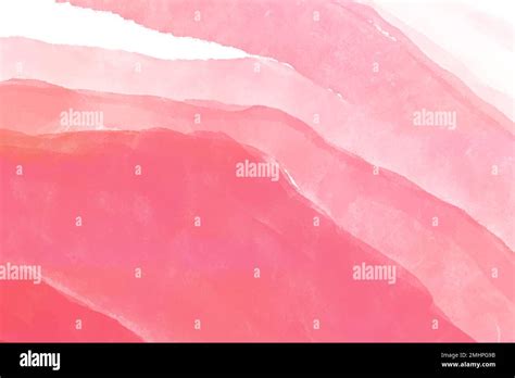 Pink Watercolor Background Abstract Desktop Wallpaper Vector Stock