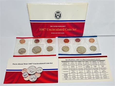 Philadelphia And Denver Us Mint Uncirculated Coin Set With Ogp