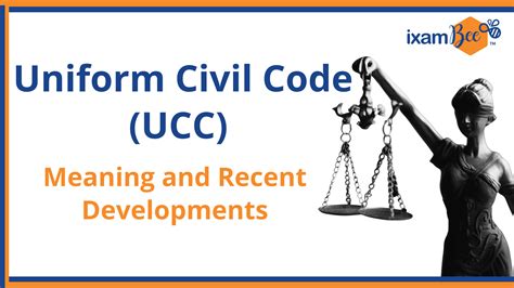 Uniform Civil Code UCC Meaning And Recent Developments