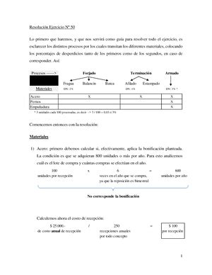 GUÍA Costos Ejercicios resueltos ELEMENTOS DE COSTOS CASOS