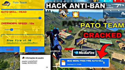 Mod Menu Pato Team Pmm Psteam Cracked Free Fire X Ob Auto