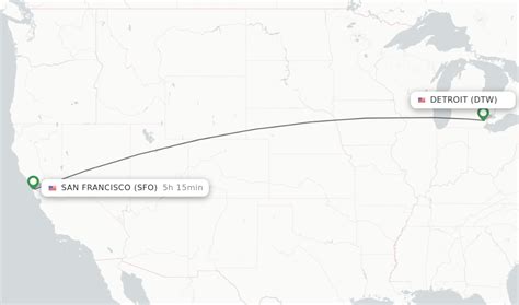 Direct Non Stop Flights From Detroit To San Francisco Schedules