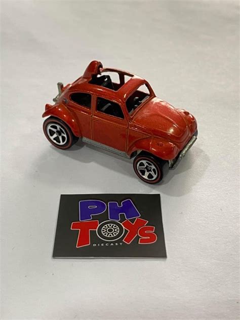 Hot Wheels Volkswagen Baja Bug Beetle Laranja Ph Toys