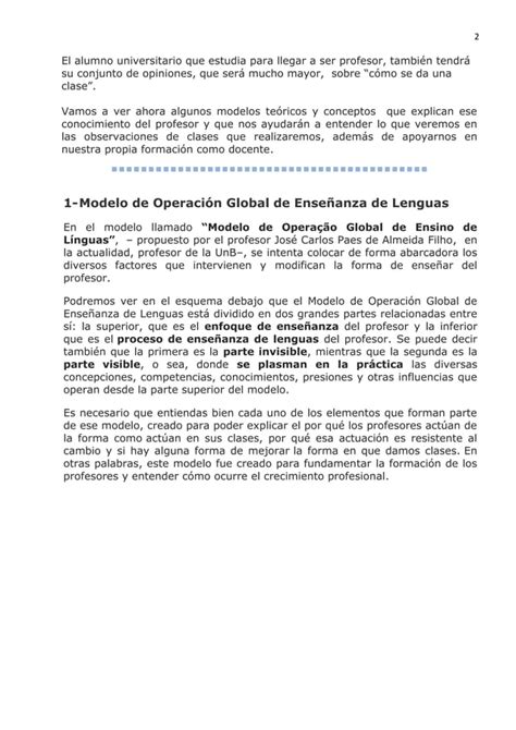 Modulo Sobre Conocimientos Del Profesor De Lenguas PDF