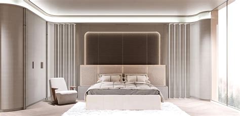 Modern Luxury Custom Built In Grey Bedroom Wardrobe Farstream