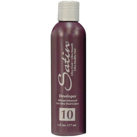 Satin Haircolor Developer 10 Volume 6 Ounce