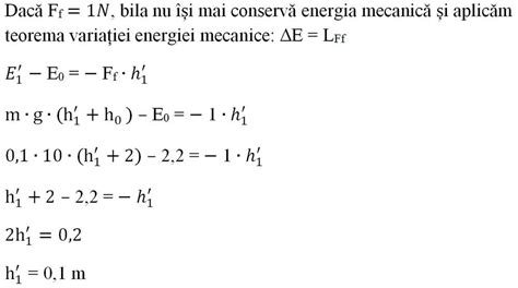 Iii Probleme Recapitulative Rezolvate Lucrul Mecanic Energia