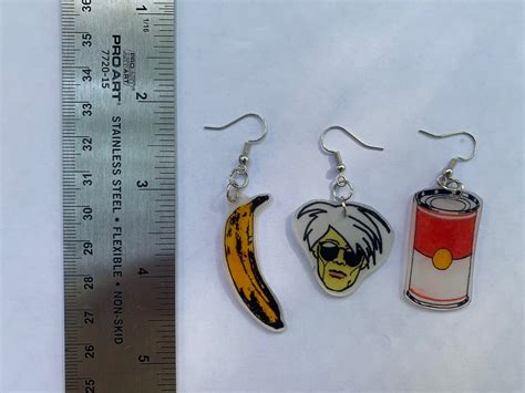 Andy Warhol Earrings Or Charms Etsy