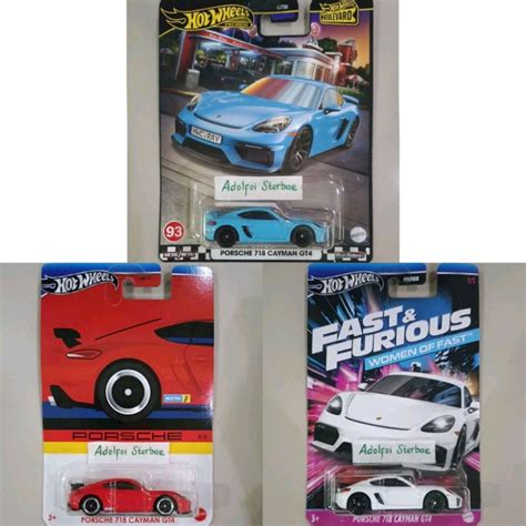Hotwheels Hot Wheels Porsche Cayman Gt Edition Fast Futious Woman Of Fast Bilstein